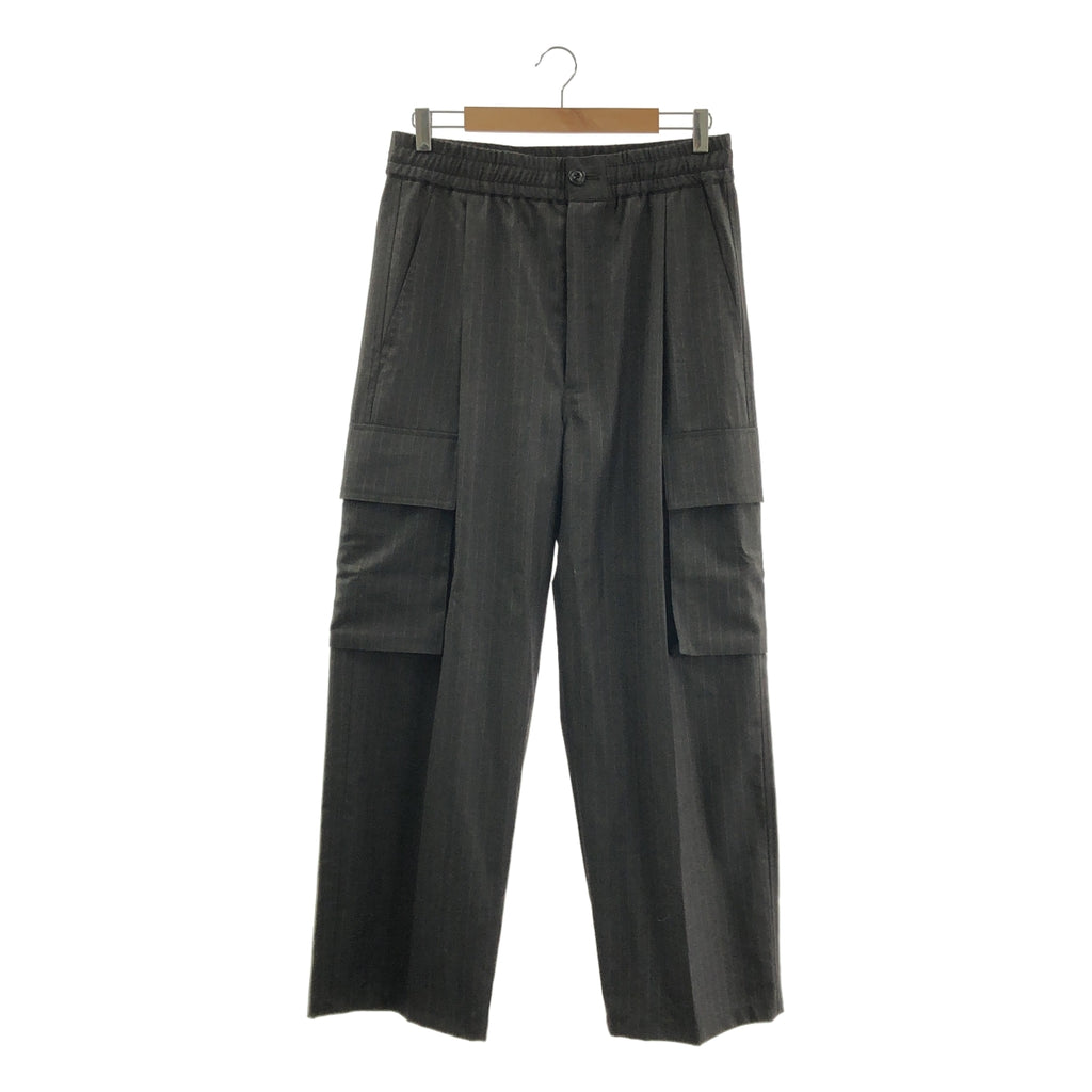 SHO NAGATA / 長田翔 | × IMA:ZINE 條紋休閒工裝褲 | L碼 | 男裝