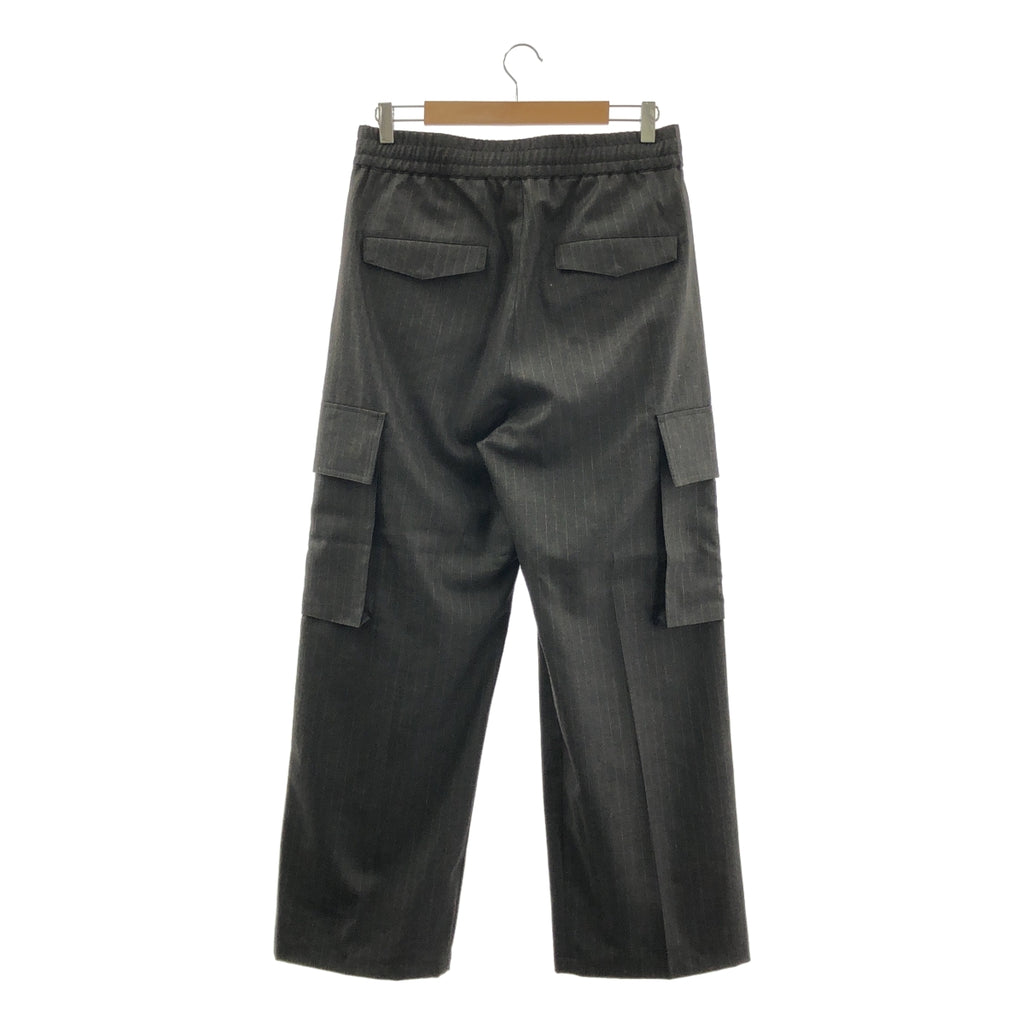 SHO NAGATA / 長田翔 | × IMA:ZINE 條紋休閒工裝褲 | L碼 | 男裝