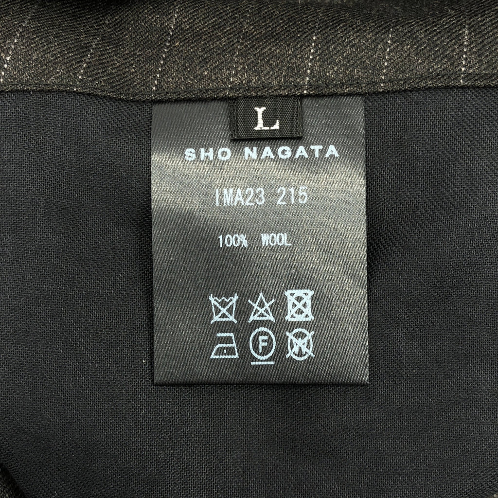 SHO NAGATA / 長田翔 | × IMA:ZINE 條紋休閒工裝褲 | L碼 | 男裝