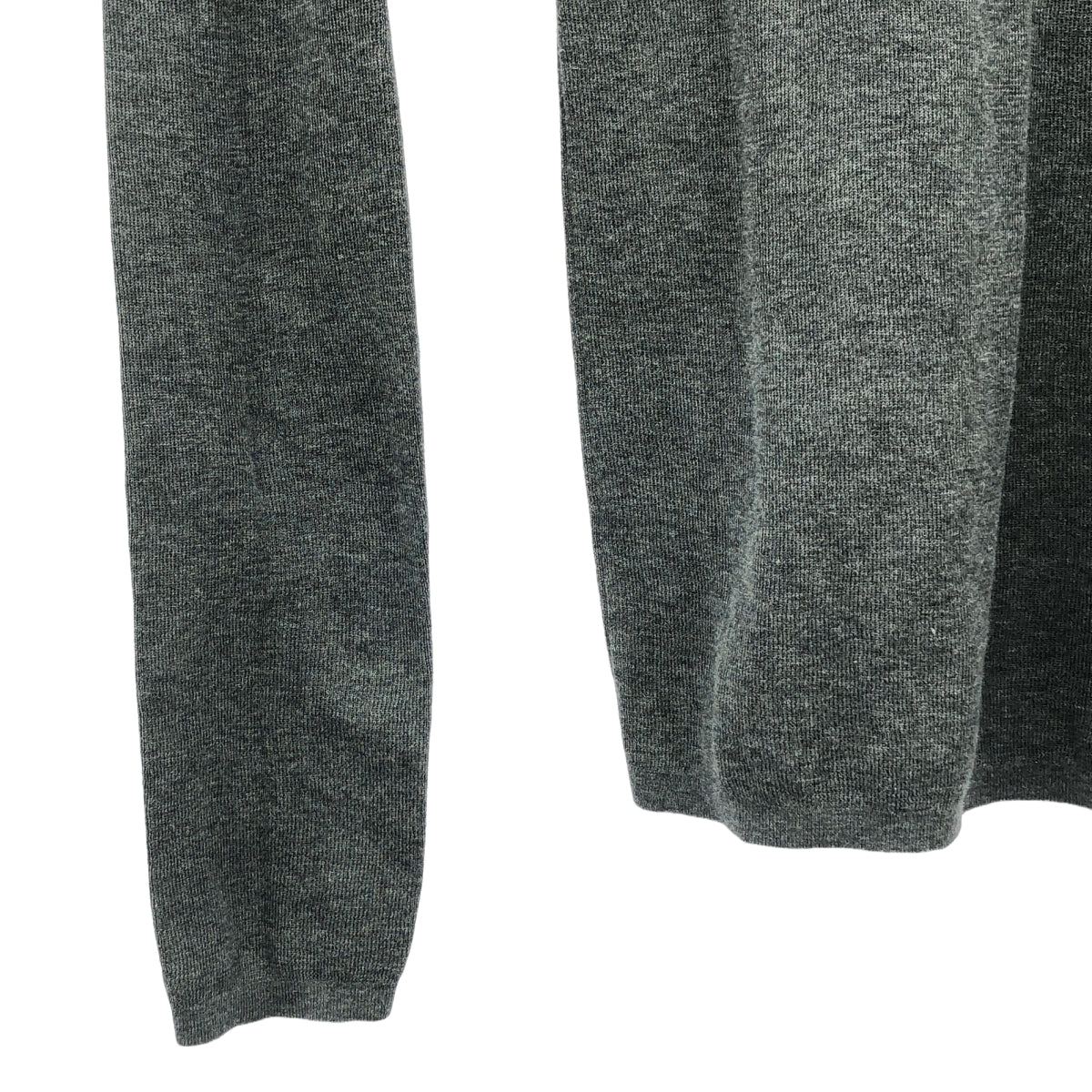 GOOD GRIEF / グッドグリーフ | HENLEY RIB KNIT TOP / リブニット | F | グレー | レディース