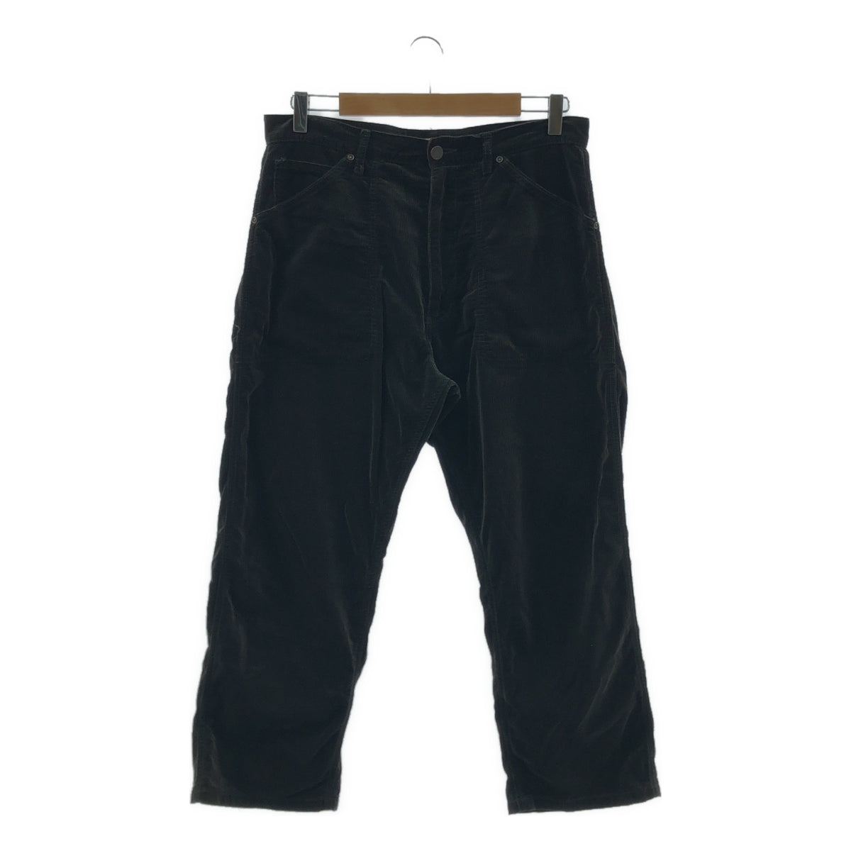 Vainl Archive / 바이날 아카이브 | 2022AW | GRAB-P 코듀로이 베이커 팬츠 | S | 차콜 블랙 | 남성