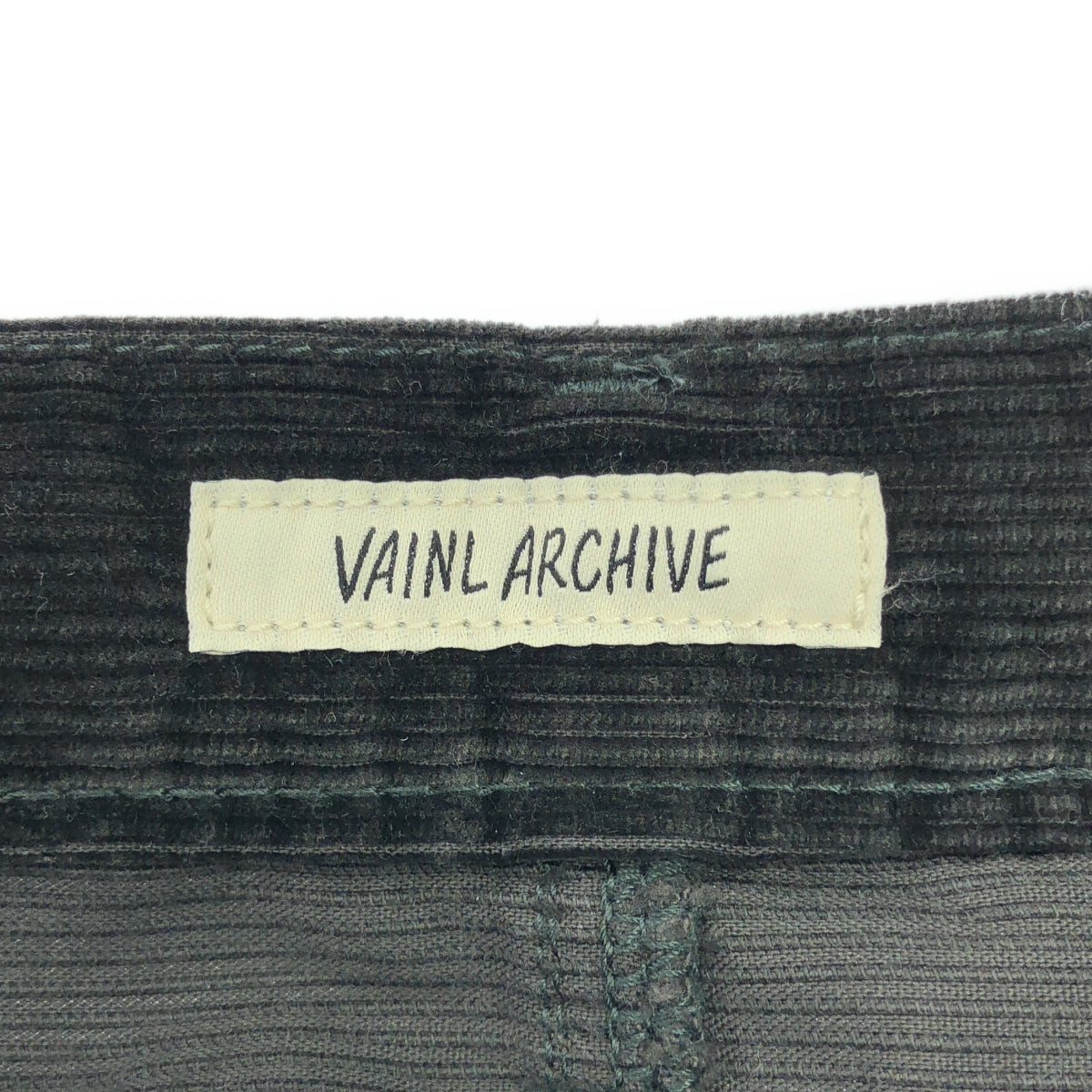 Vainl Archive / 바이날 아카이브 | 2022AW | GRAB-P 코듀로이 베이커 팬츠 | S | 차콜 블랙 | 남성