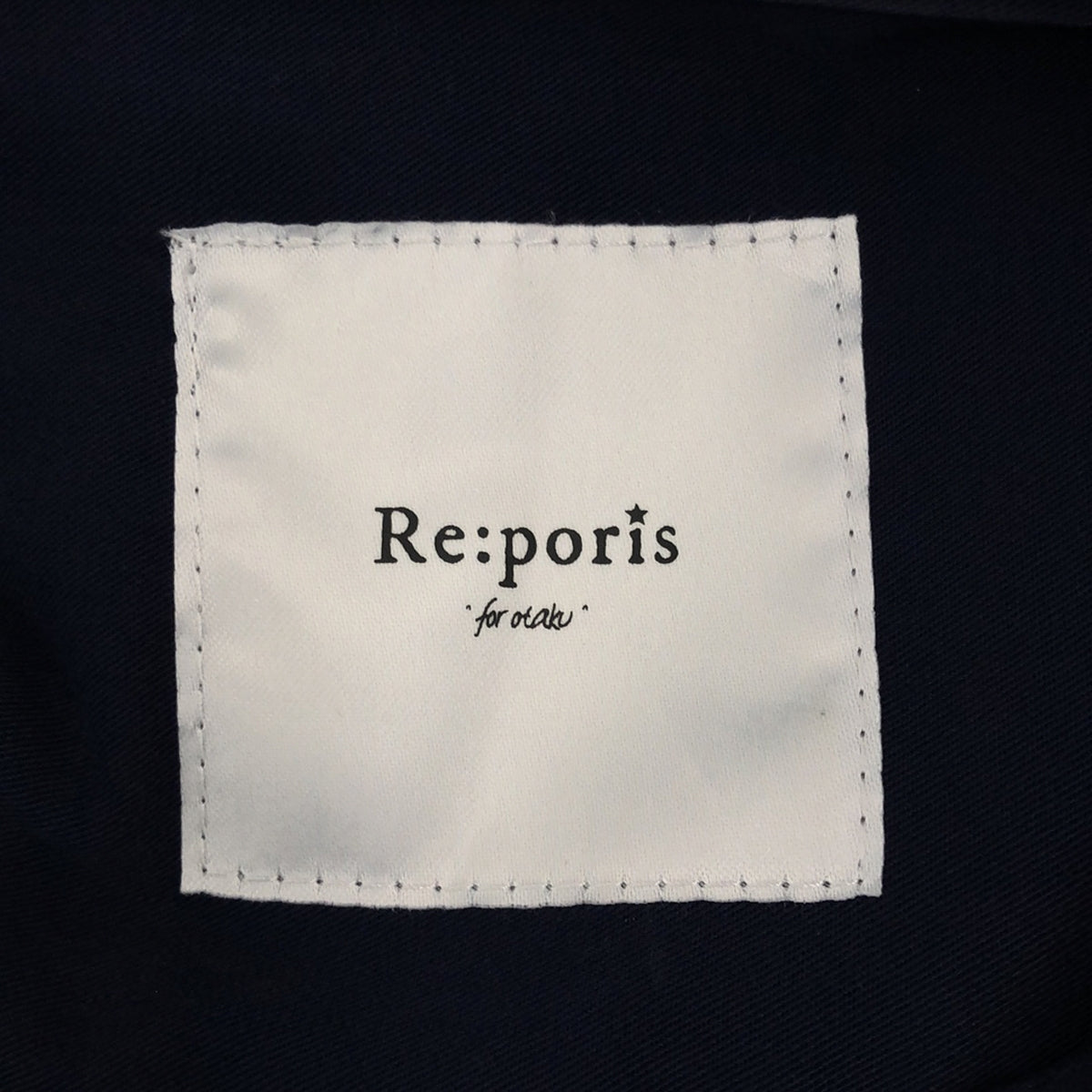 Re:poris / 레폴리스 | 골드 버튼 여름 원피스 | 네이비 | 여성