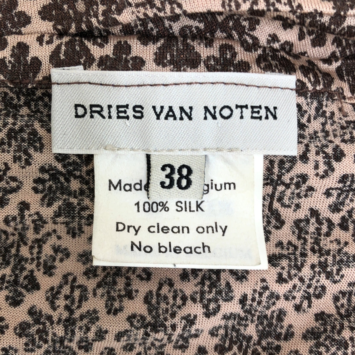 DRIES VAN NOTEN / ドリスヴァンノッテン | シルク ラメ 総柄 ラップ ロングスカート | 38 | レディース
