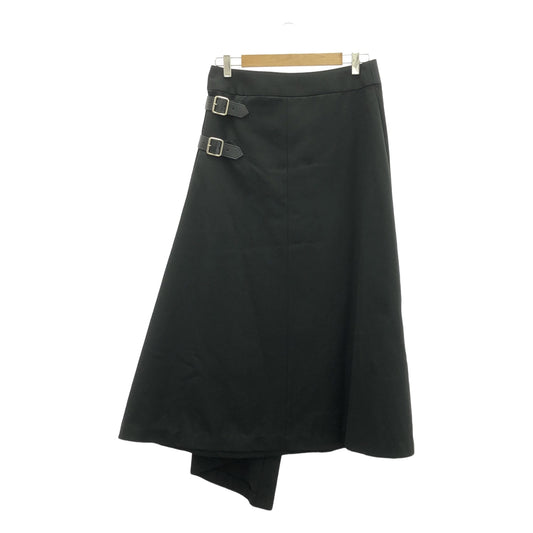 COMME des GARCONS | AD2000 | 厚重聚酯羊毛裹身裙配皮帶 | M | 女款