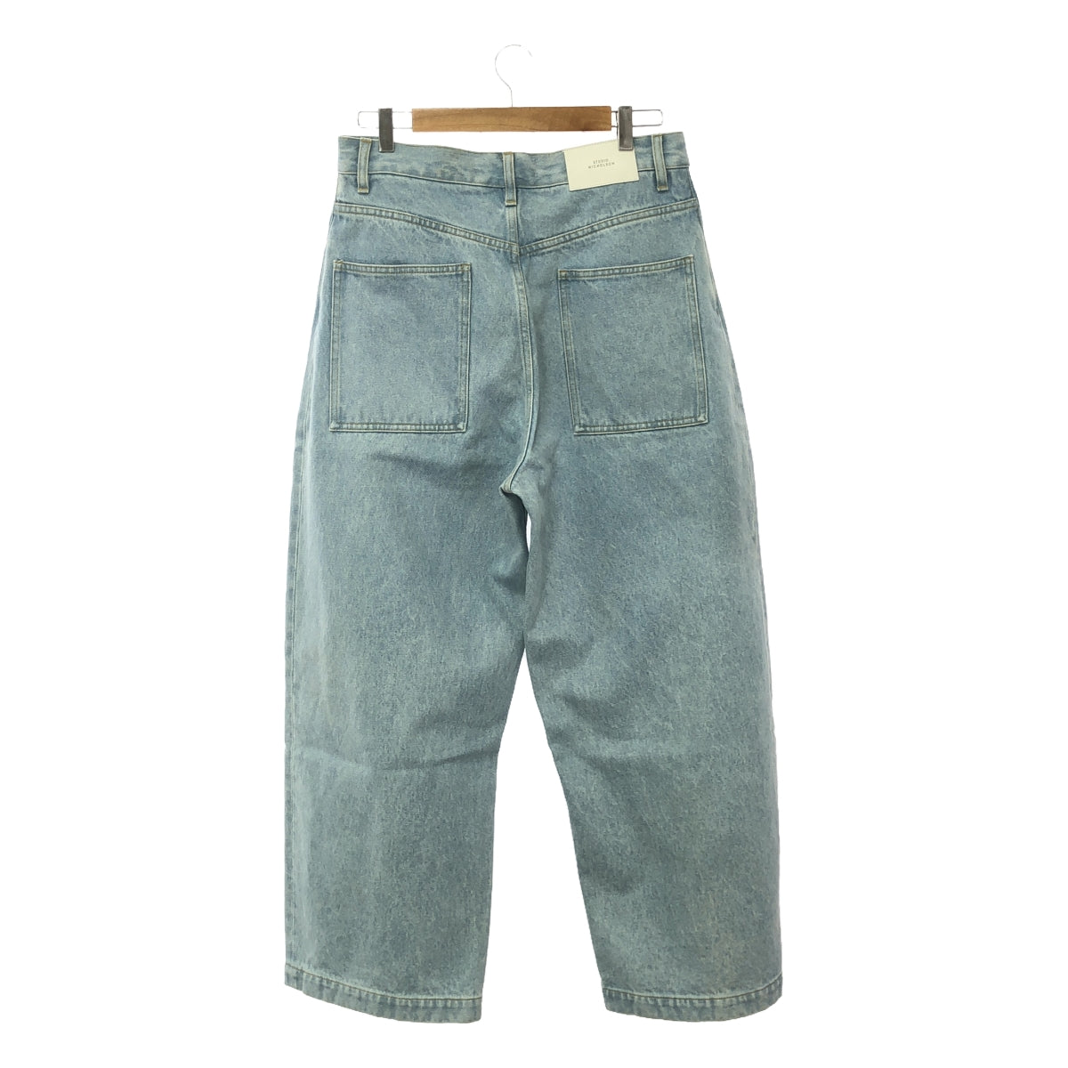 Studio Nicholson / 스튜디오 니콜슨 | PAOLO VOLUME DENIM PANT 14oz 볼륨 와이드 데님 팬츠 | M | WASH / 라이트 인디고 | 남성