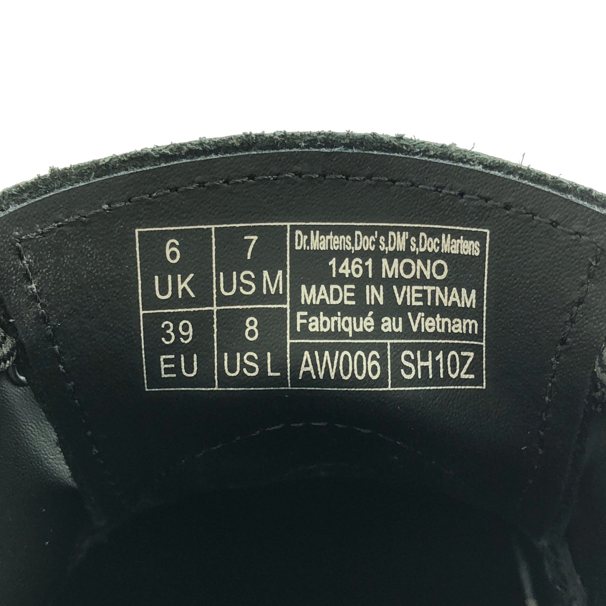 Dr.Martens / ドクターマーチン | 1461MONO 3ホール レースアップ シューズ | UK6 | メンズ