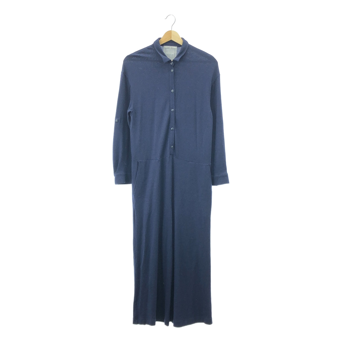 BEARDSLEY | 羊毛無領連身褲 | F碼 | 海軍藍 | 女款