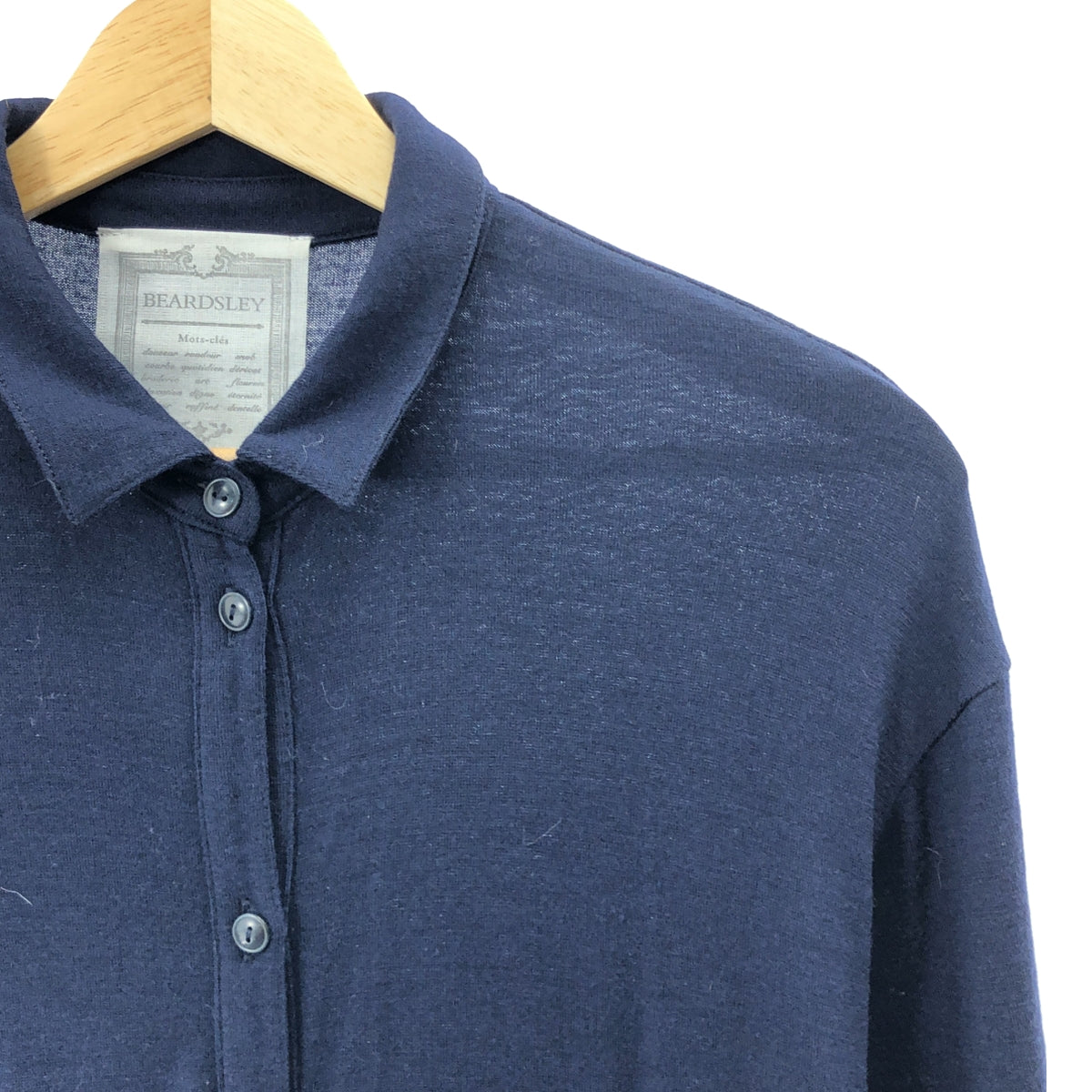 BEARDSLEY | 羊毛無領連身褲 | F碼 | 海軍藍 | 女款