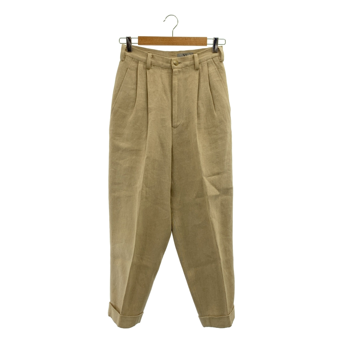Y's / ワイズヨウジヤマモト | 1993SS | リネン タック テーパードパンツ | S | レディース