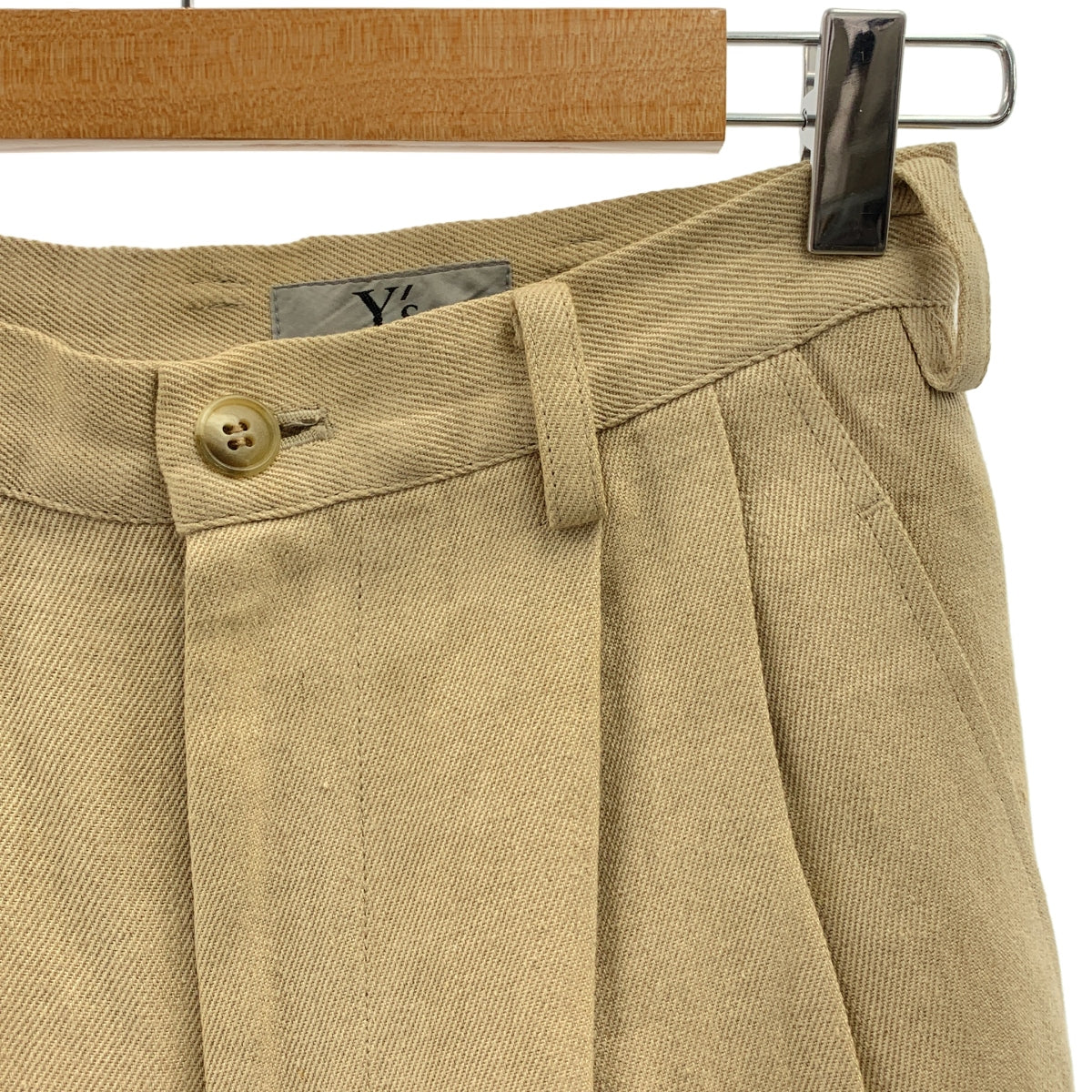 Y's / ワイズヨウジヤマモト | 1993SS | リネン タック テーパードパンツ | S | レディース