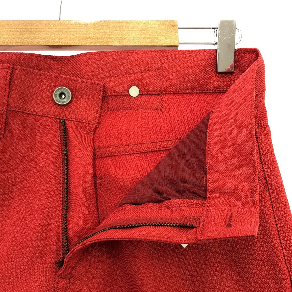 [New] DAIRIKU / Dairiku | 2022AW | Straight Pressed Pants | 27 | YMO (RED) | Men's