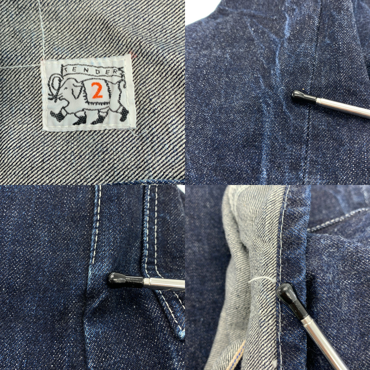 TENDER CO / テンダー | TYPE130 RINSE TAPERED JEANS テーパード セルビッチ デニムパンツ | 2 | メンズ