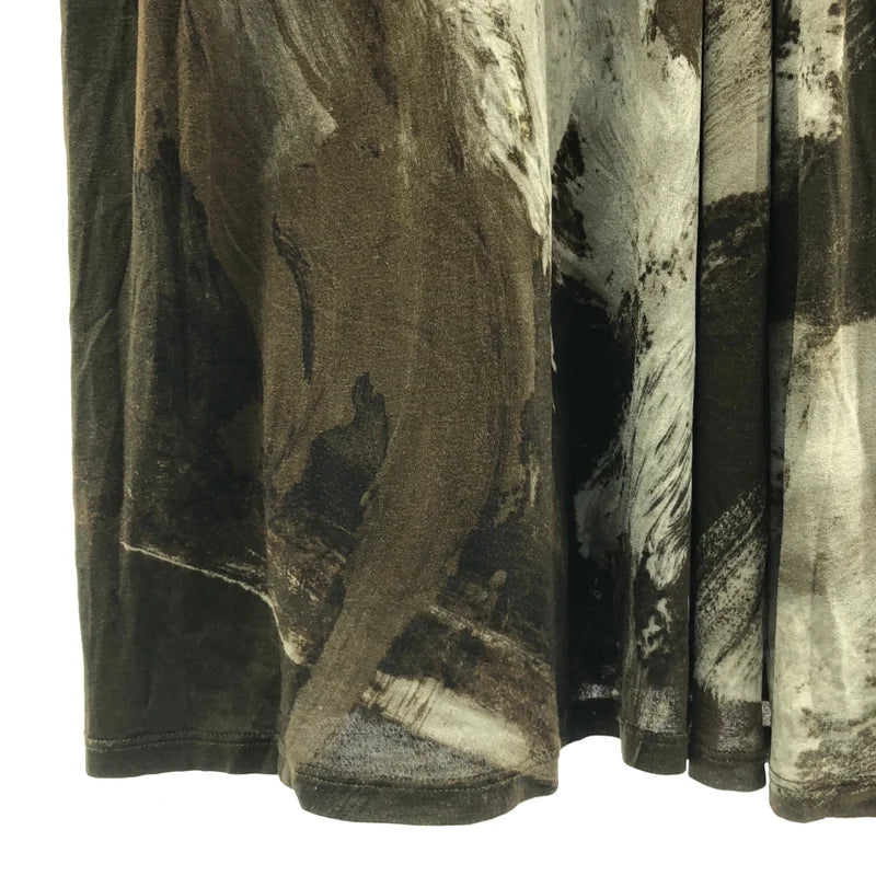 Max Mara / マックスマーラ | 総柄 ギャザー ドレス ワンピース | 42 | レディース