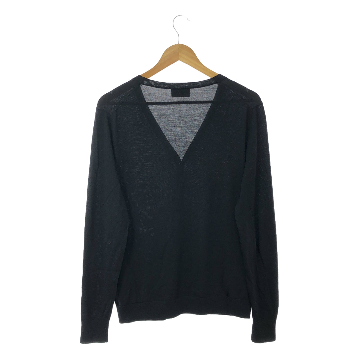 Acne Studios | CLISSOLD C Wool High Gauge V-Neck Knit Cardigan | M | Black | Men's