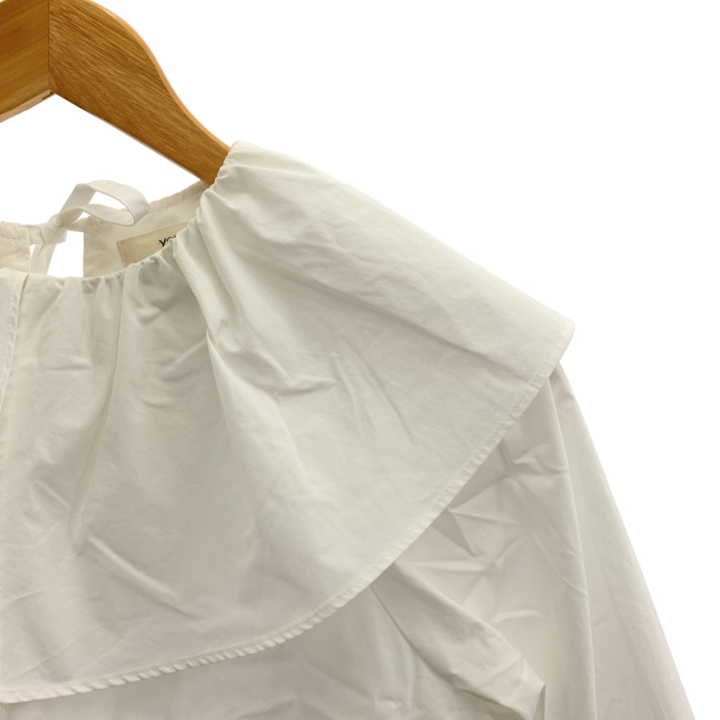 yori / ヨリ | コットン フリル ブラウス | F | レディース