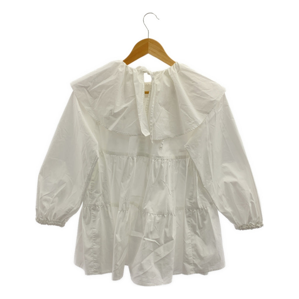 yori / ヨリ | コットン フリル ブラウス | F | レディース