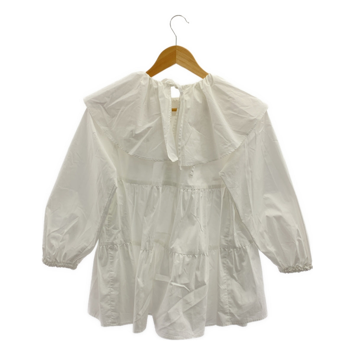 yori / ヨリ | コットン フリル ブラウス | F | レディース