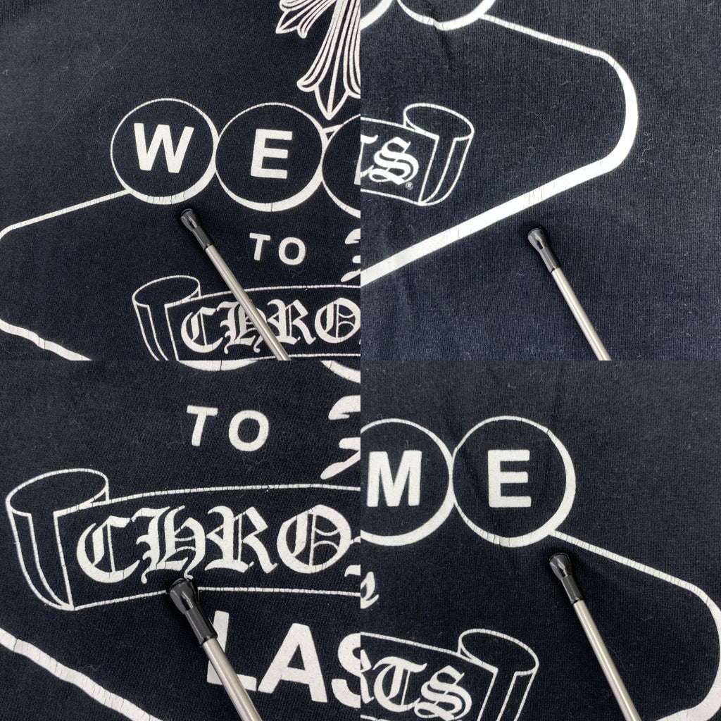 CHROME HEARTS / 크롬 하트 | Las Vegas welcome Limited T-SHIRT 프린트 컷소우 | M | 남성