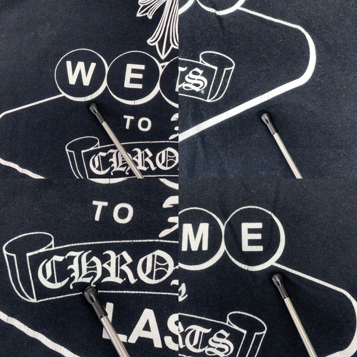 CHROME HEARTS / 크롬 하트 | Las Vegas welcome Limited T-SHIRT 프린트 컷소우 | M | 남성