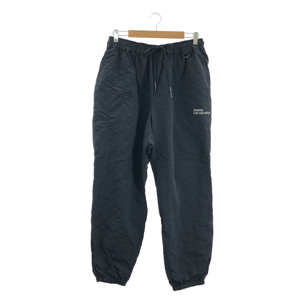 S.F.C (SFC) / エスエフシー | ナイロン オーバーサイズ ロゴ フルジップ ジャケット / メッシュ総裏地 | XXL | ブラック | メンズ