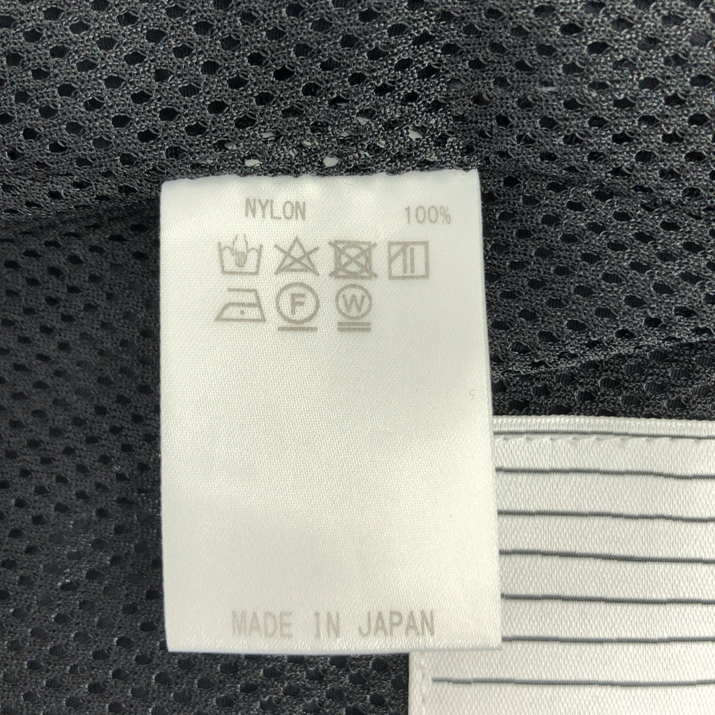 S.F.C (SFC) / エスエフシー | ナイロン オーバーサイズ ロゴ フルジップ ジャケット / メッシュ総裏地 | XXL | ブラック | メンズ