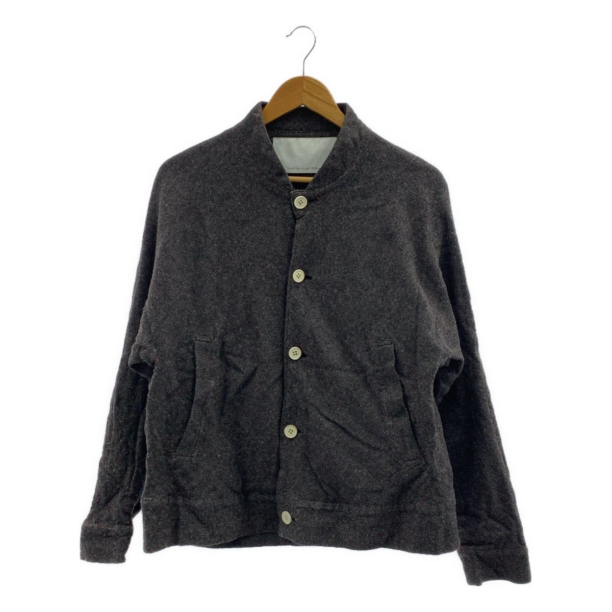 nonnotte / ノノット | 2024AW | × CASANOVA&CO 別注 Draping Bias Sleeve Blouson ブロークンハウンドトゥース ドレーピング バイアススリーブ ブルゾン | 4 | メンズ