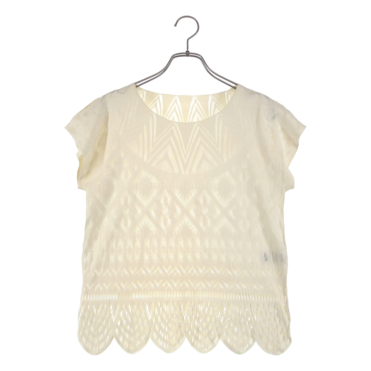 PLEATS PLEASE ISSEY MIYAKE / プリーツプリーズイッセイミヤケ | 変形 カットワーク プルオーバー トップス | 3 | レディース