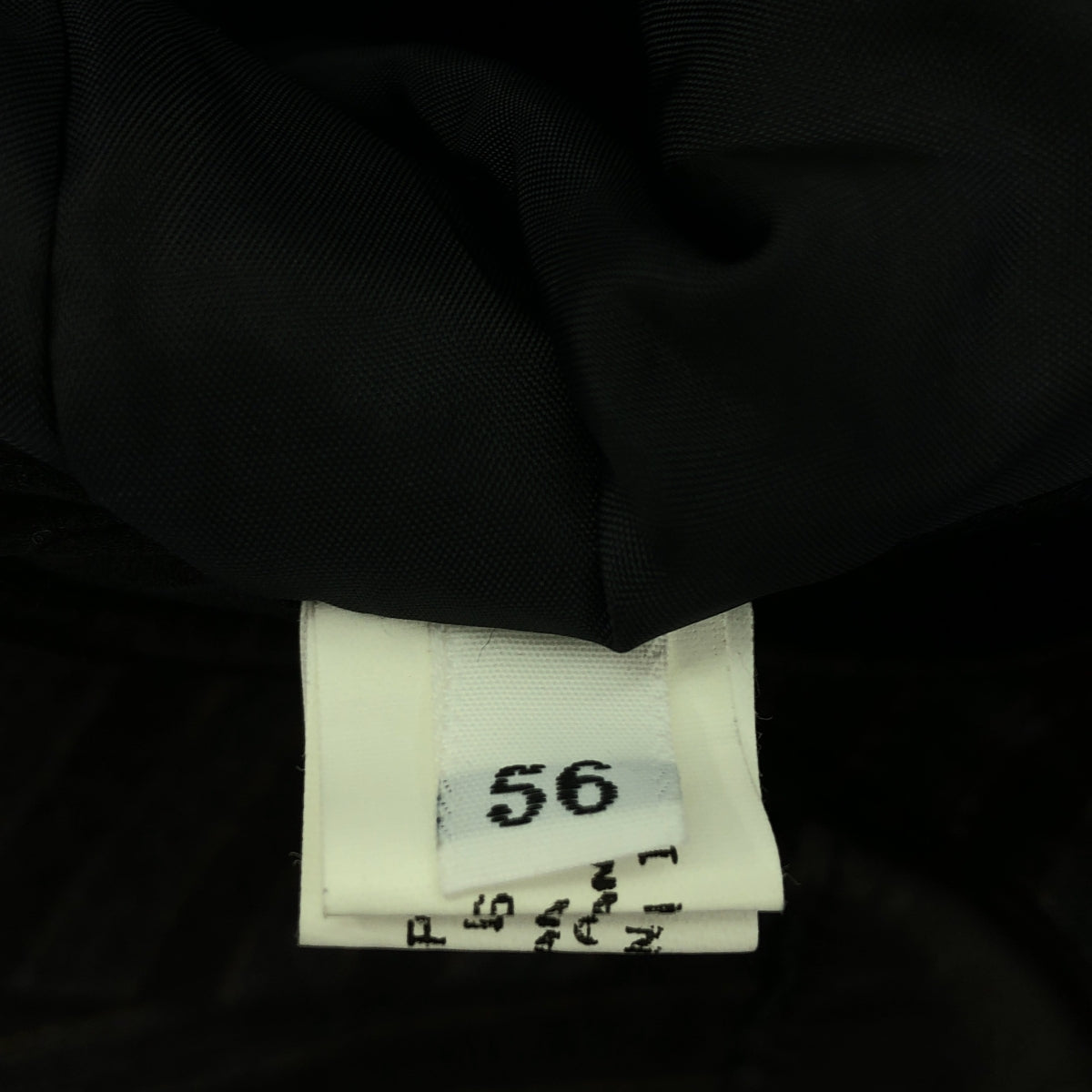 Brioni / ブリオーニ | ウール カシミア ストライプ裏地 トレンチコート | 56 | ブラック | メンズ