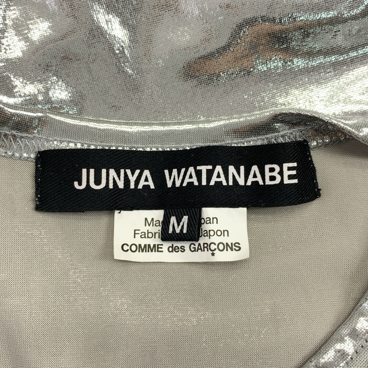 JUNYA WATANABE / ジュンヤワタナベ | 2025SS | メタリック Tシャツ | M | レディース