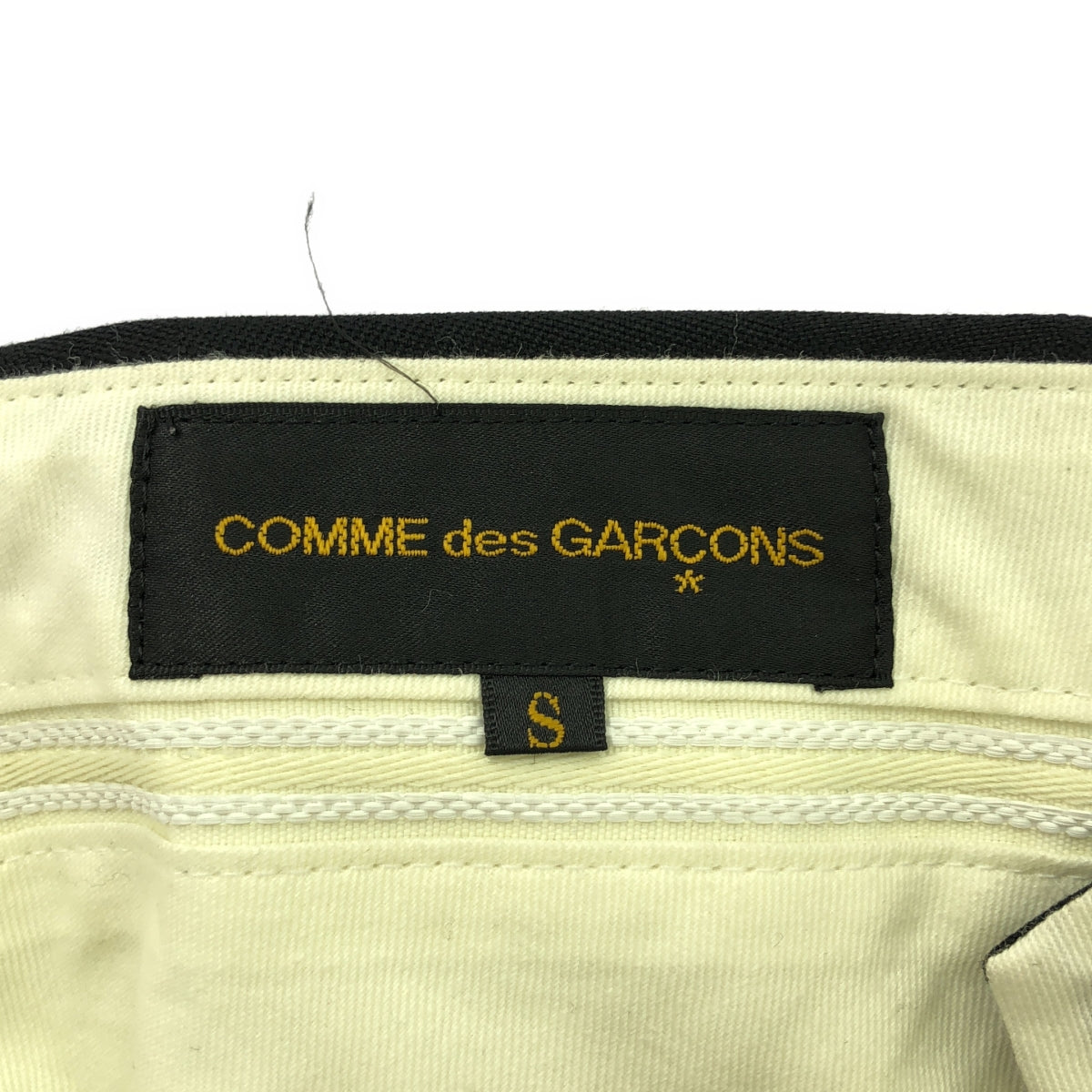 COMME des GARCONS / 콤데 갤슨 | 2015SS | 자가드 팬츠 | S | 블랙 | 여성