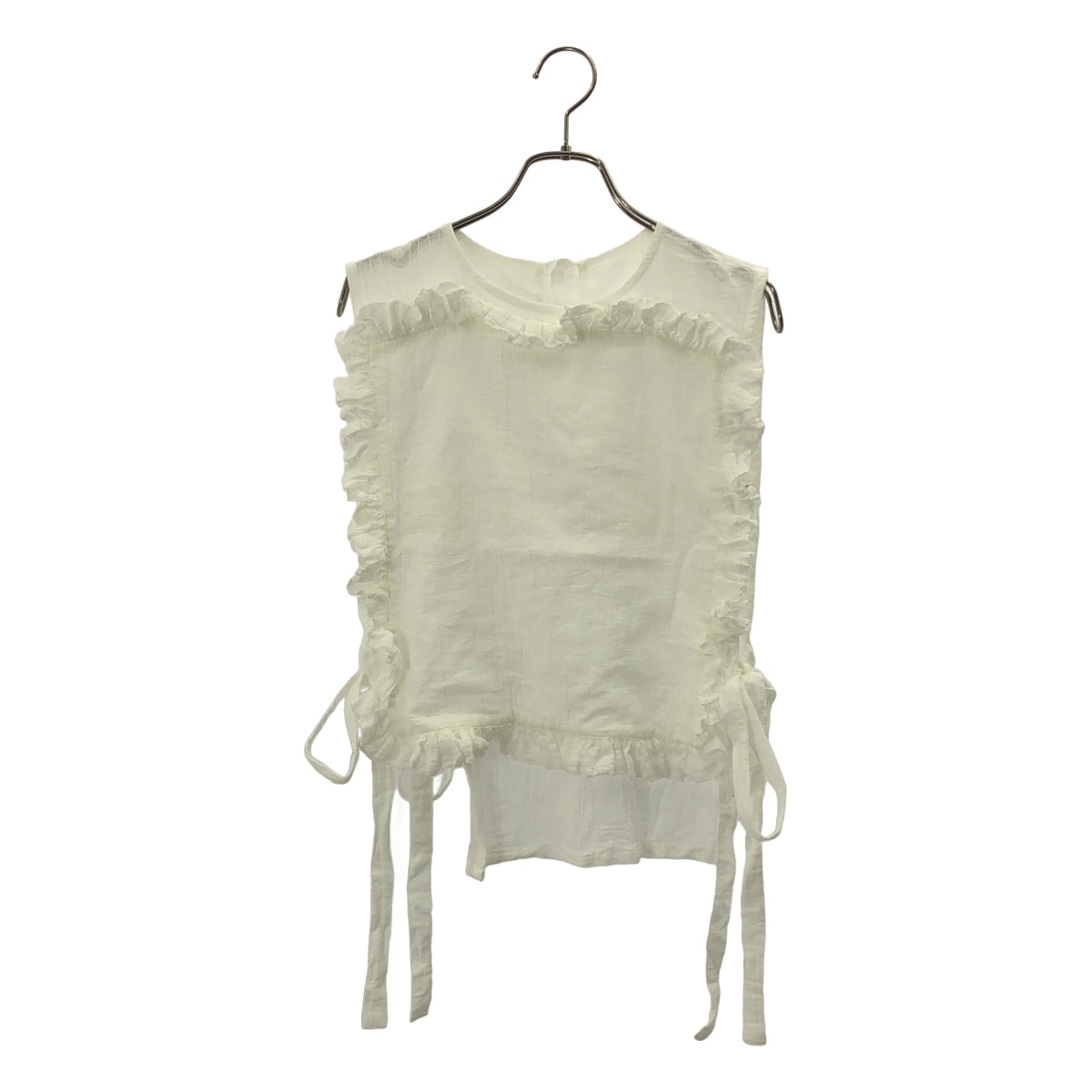 madder madder / マダマダ | 2021AW | フリル ノースリーブ ブラウス | F | レディース