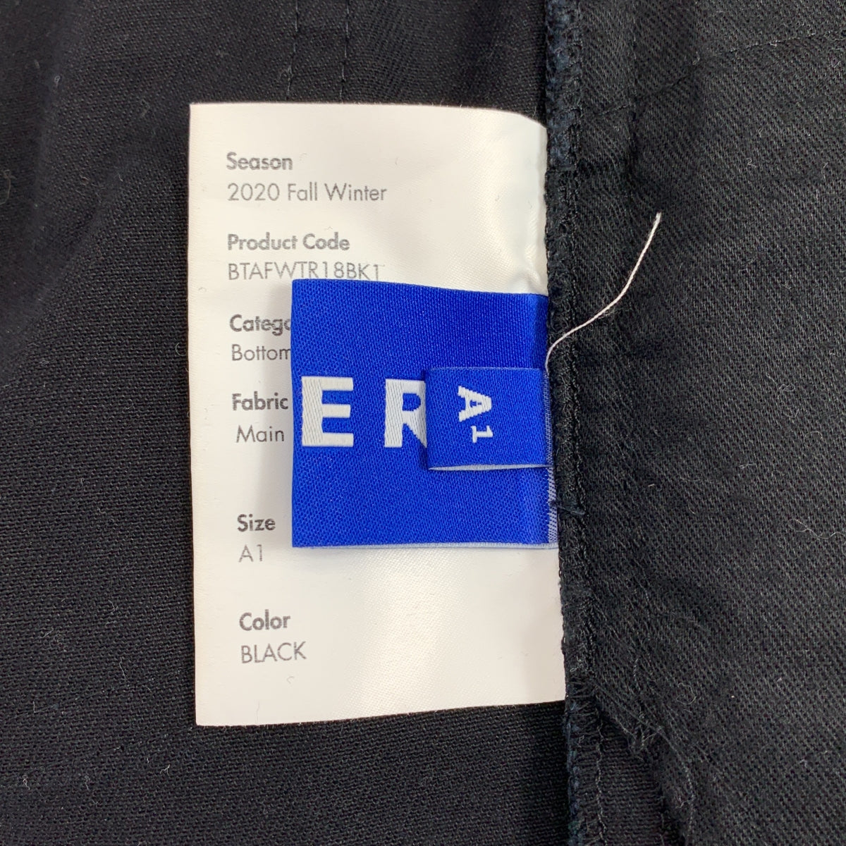 ADER ERROR | 縫線印花斜紋棉布褲 | 1 碼 | 男士