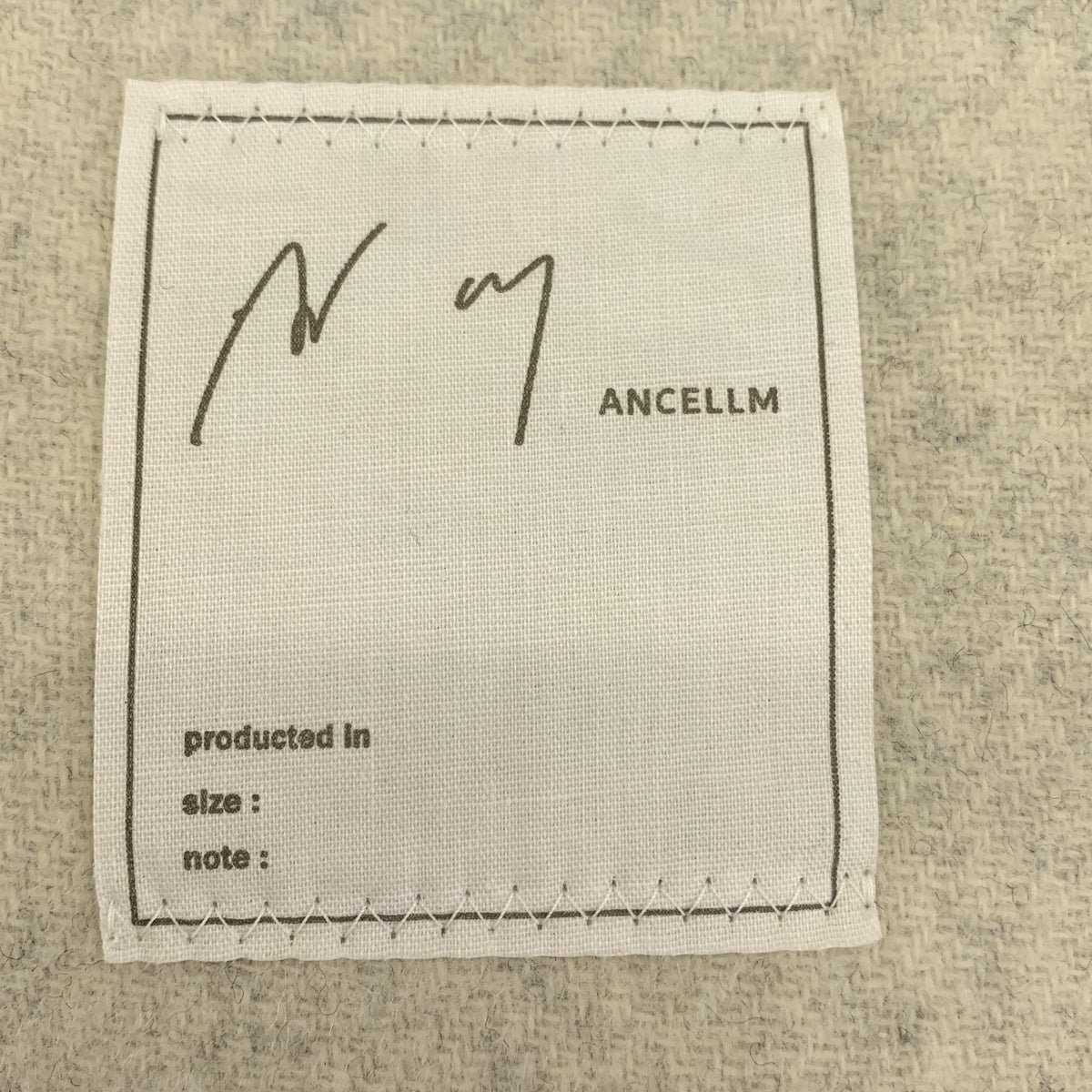 ANCELLM / アンセルム | WOOL BLANKET SCARF ウール ブランケット スカーフ | F | その他