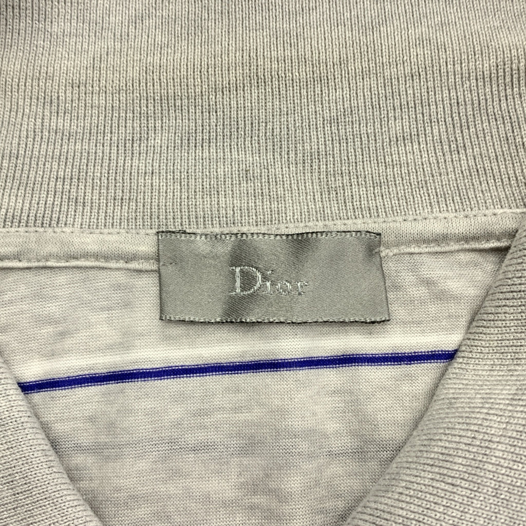 Dior homme / ディオールオム | 2009SS | コットン ボーダー ポロシャツ | M | メンズ
