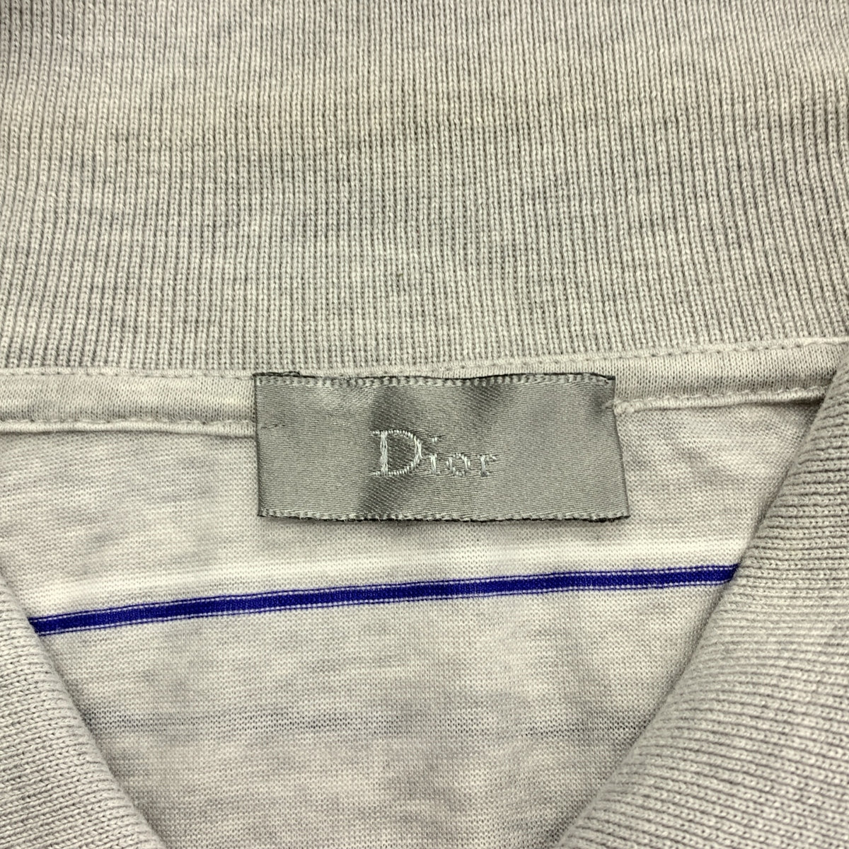 Dior homme / ディオールオム | 2009SS | コットン ボーダー ポロシャツ | M | メンズ