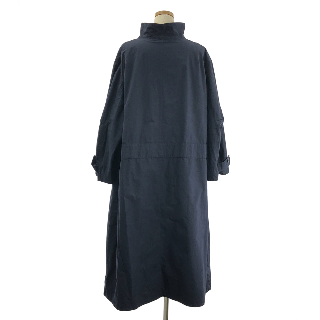 Masnou design / マスノウデザイン | コットン ロング コート / ユニセックス | 2 | ネイビー | メンズ