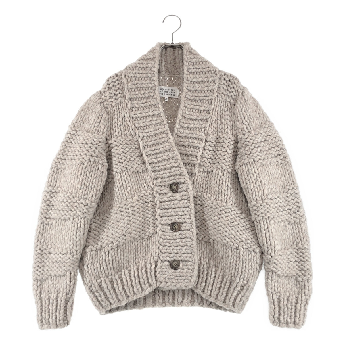 Maison Martin Margiela / メゾンマルタンマルジェラ | アルパカ混 ローゲージニット カーディガン | S | レディース