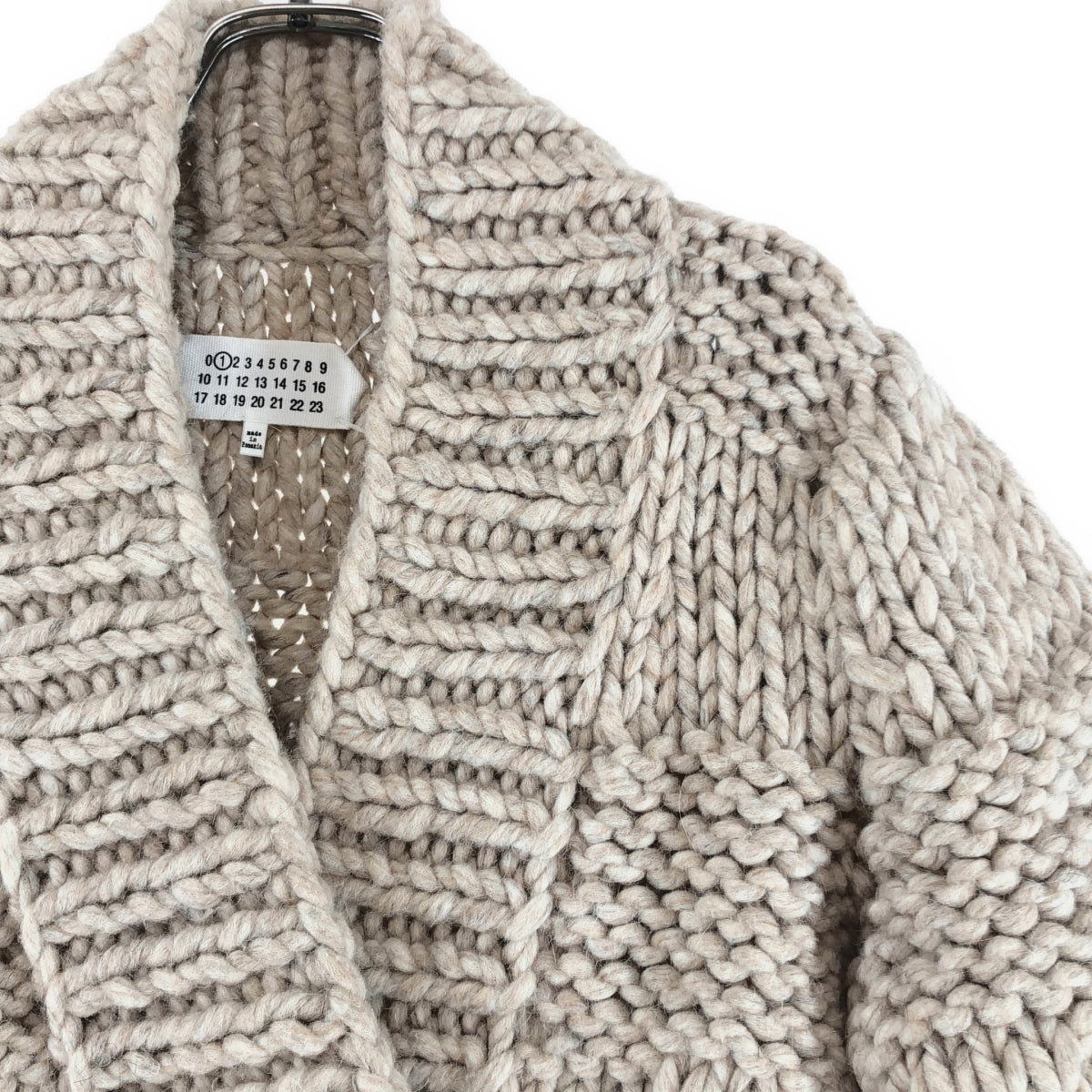 Maison Martin Margiela / メゾンマルタンマルジェラ | アルパカ混 ローゲージニット カーディガン | S | レディース