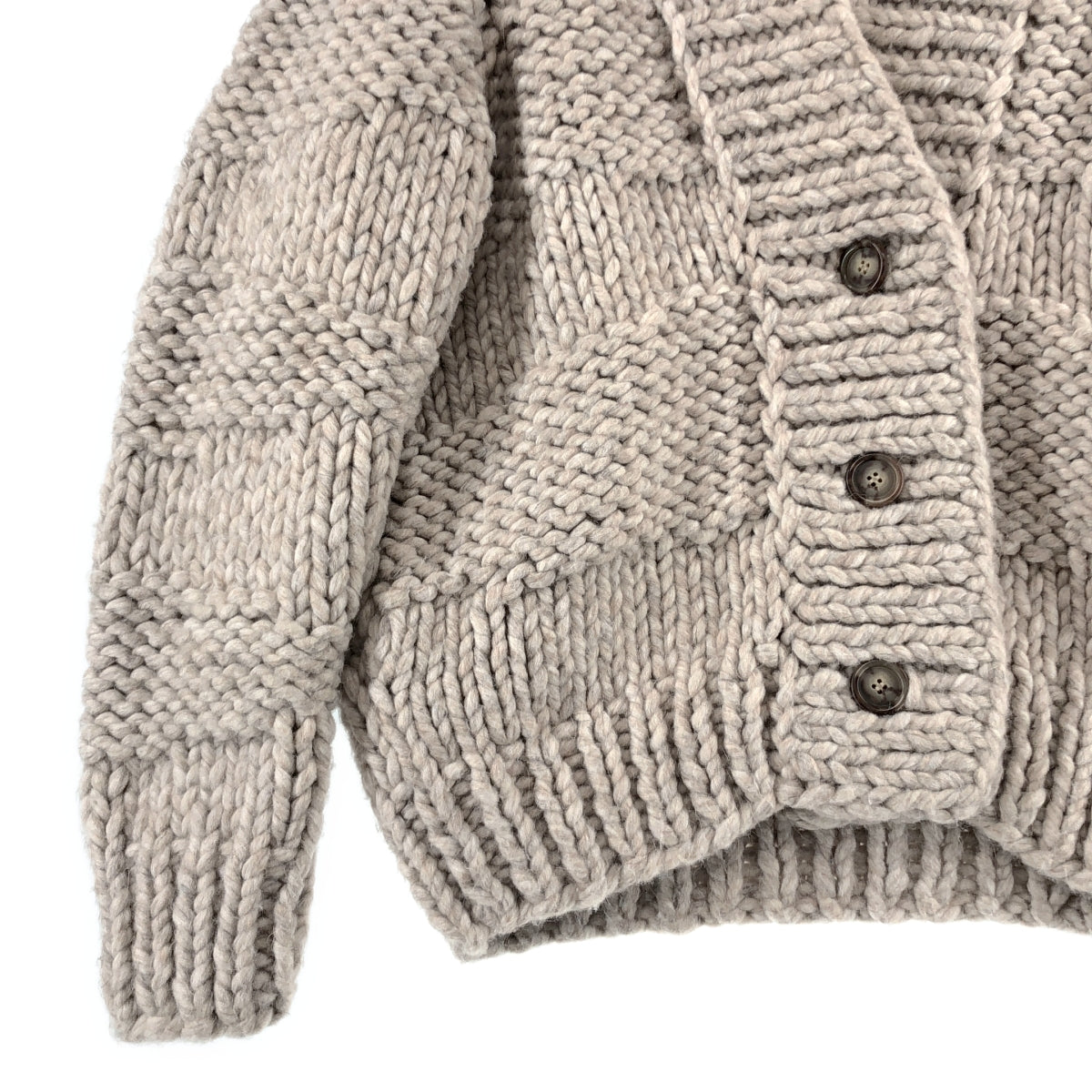 Maison Martin Margiela / メゾンマルタンマルジェラ | アルパカ混 ローゲージニット カーディガン | S | レディース