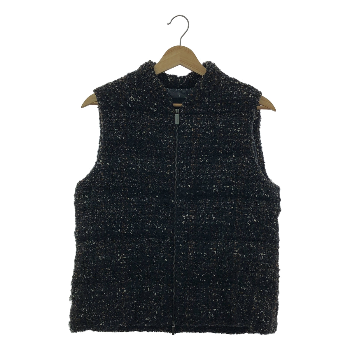 FABIANA FILIPPI | 粗花呢雙拉鍊羽絨背心 | XS | 女款