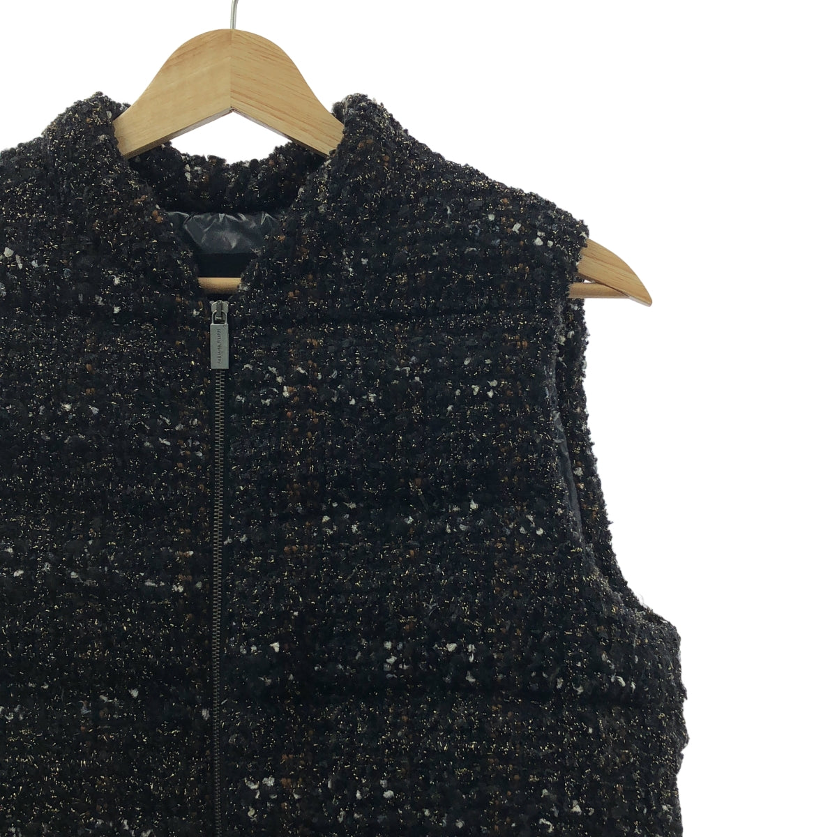 FABIANA FILIPPI | 粗花呢雙拉鍊羽絨背心 | XS | 女款