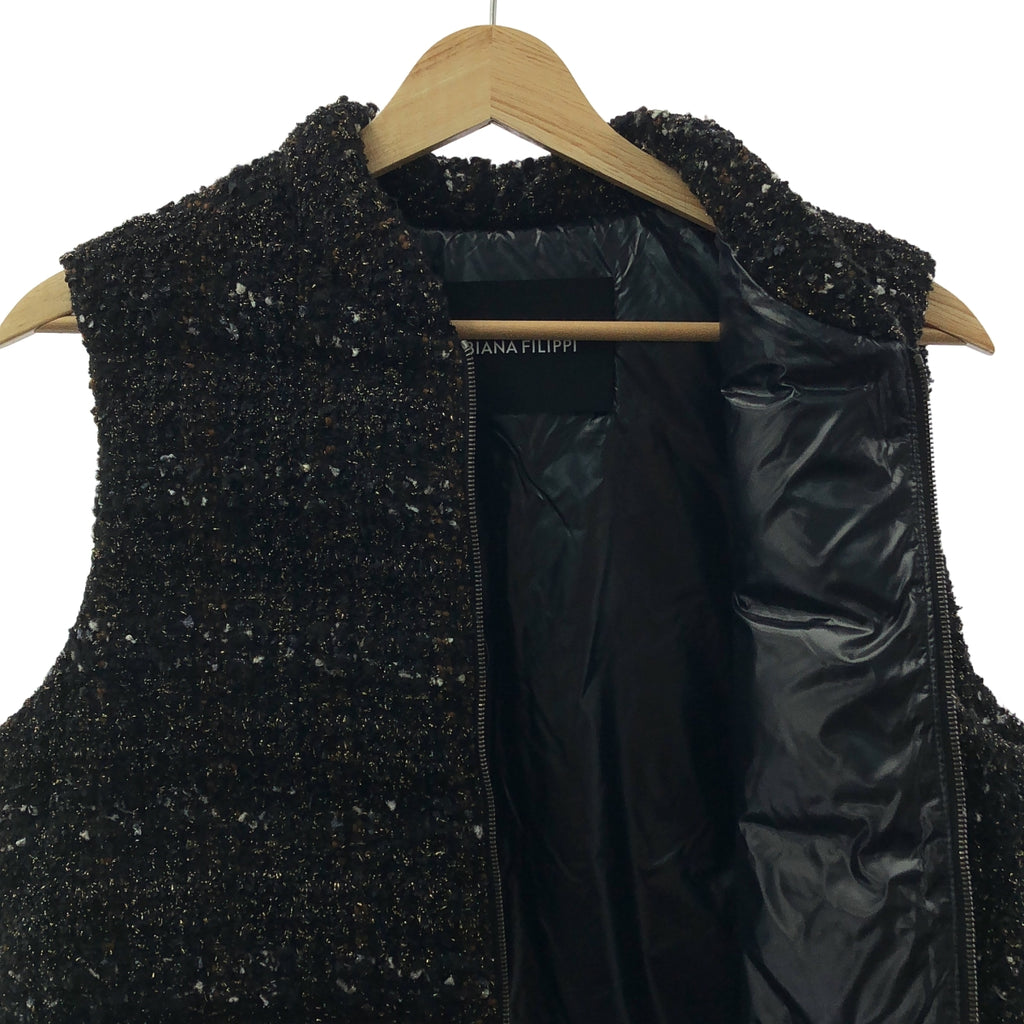 FABIANA FILIPPI | 粗花呢雙拉鍊羽絨背心 | XS | 女款