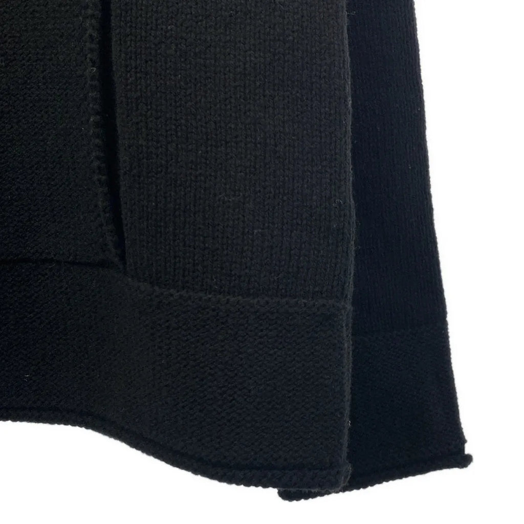 【美品】  JIL SANDER / ジルサンダー | 2023AW | オーバーサイズニットパーカー | 46 | ブラック | メンズ