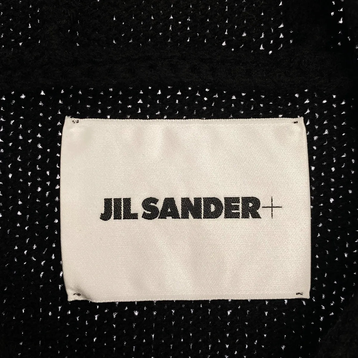 【美品】  JIL SANDER / ジルサンダー | 2023AW | オーバーサイズニットパーカー | 46 | ブラック | メンズ
