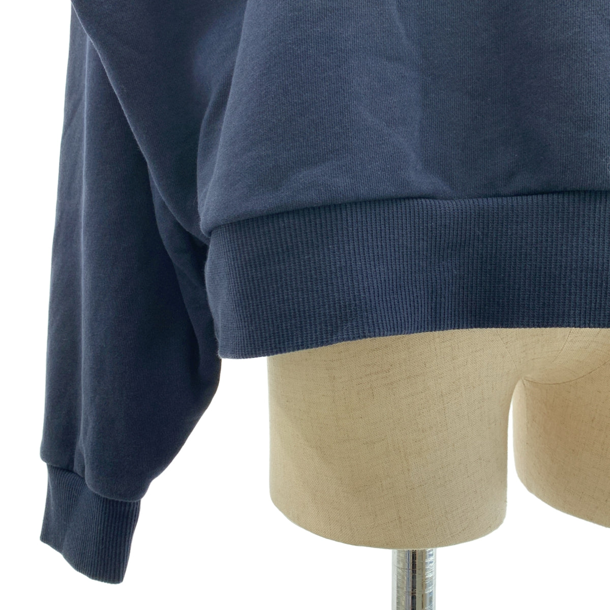 【美品】  CELINE / セリーヌ | ロゴ オーバーシルエット スウェット トレーナー | S | ネイビー | レディース