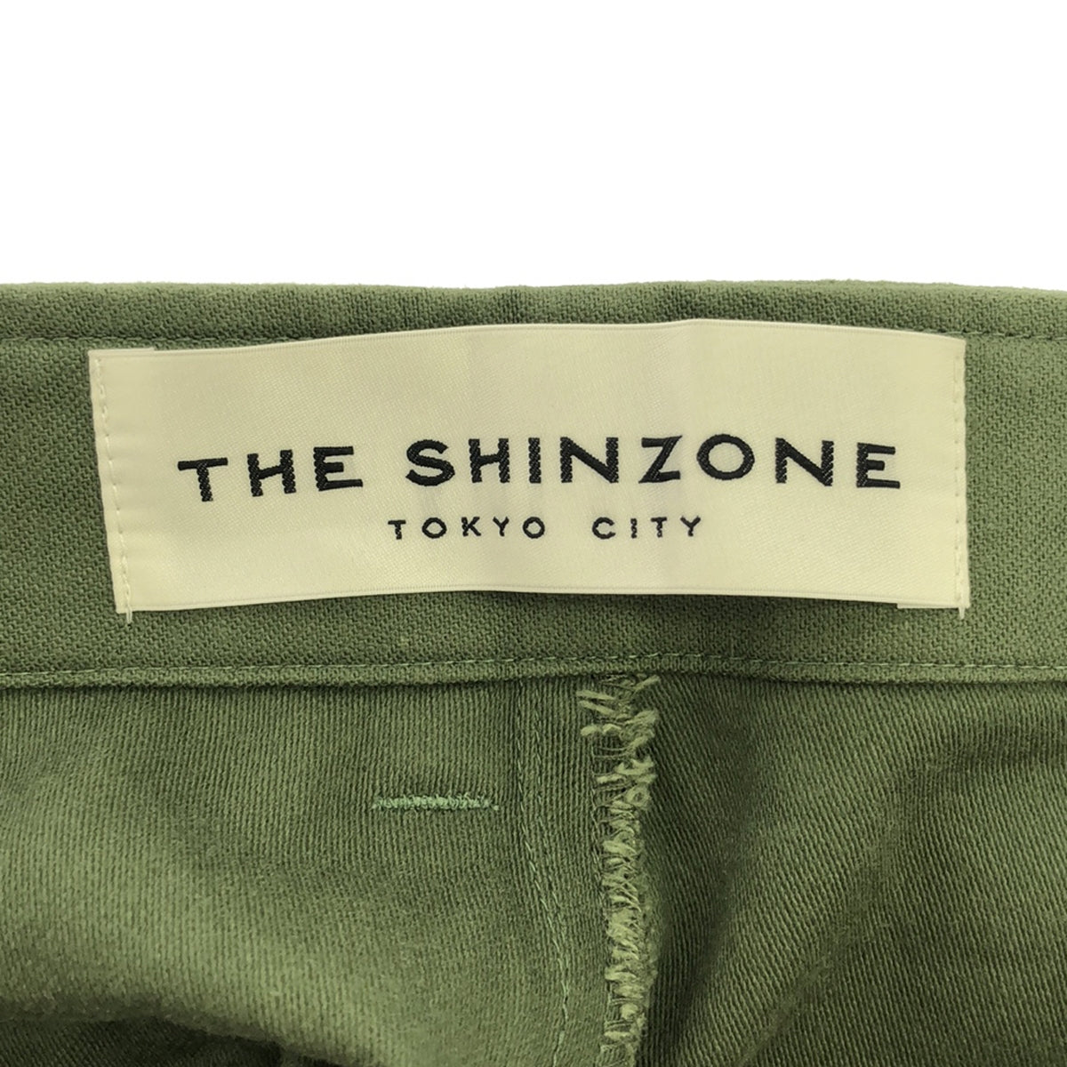 Shinzone / 신존 | BAKER PANTS 하이 웨스트 팬츠 | 34 | 카키 | 여성