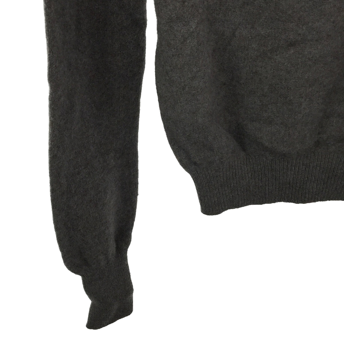CLANE / クラネ | 2023AW | W FACE HALF ZIP YAK KNIT TOPS ダブルフェイス ハーフジップ ヤク ニット | 1 | グレー | レディース