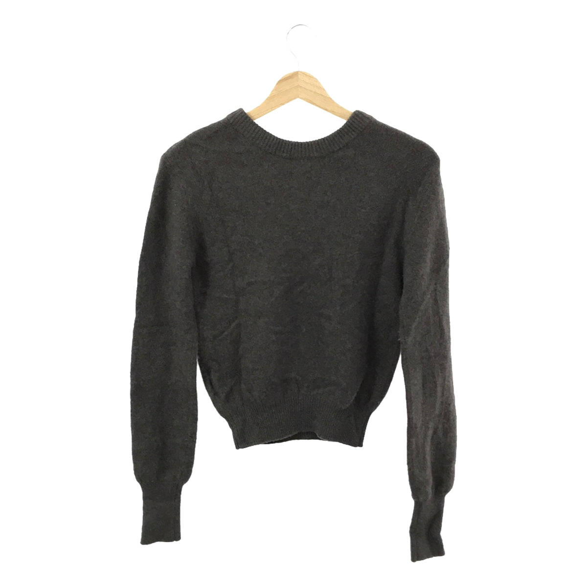 CLANE / クラネ | 2023AW | W FACE HALF ZIP YAK KNIT TOPS ダブルフェイス ハーフジップ ヤク ニット | 1 | グレー | レディース