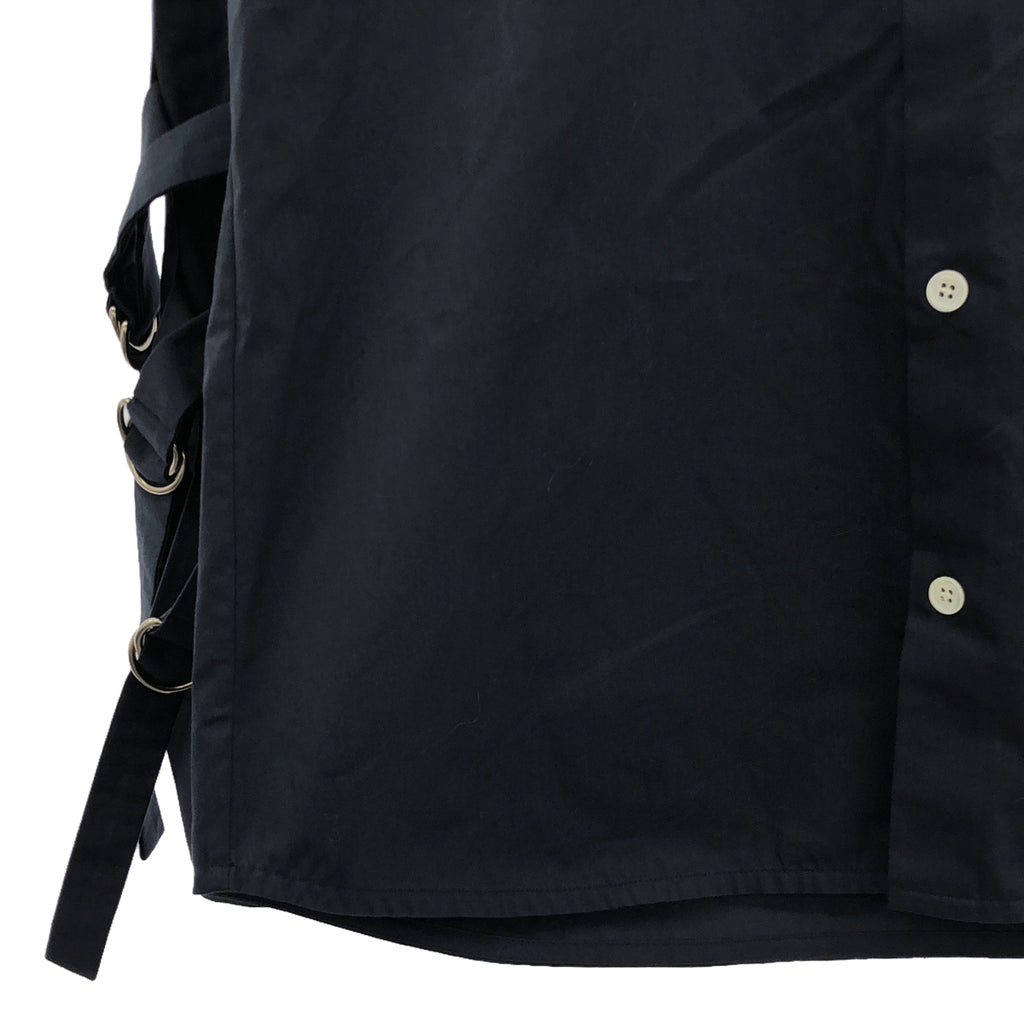 【新品】  NAMACHEKO / ナマチェコ | 2023 | GALLU ストラップスリーブシャツ | M | MIDNIGHT BLUE | メンズ